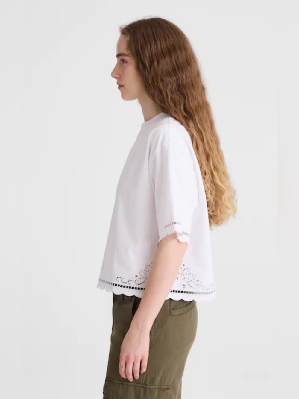 Madewell The Boxy Crop Tee - Picture 2 of 4